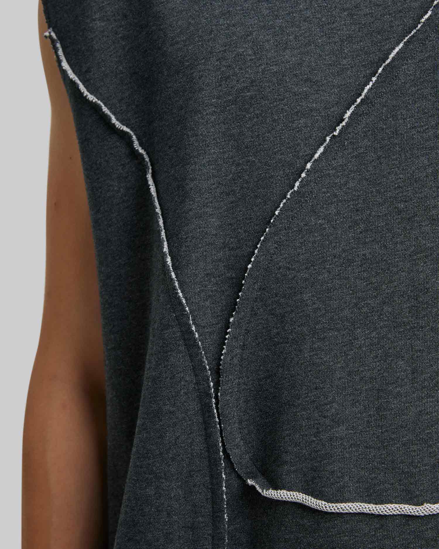 Raw Edge Sleeveless Top image 4