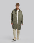Drawstring Multi-Pocket Long Coat image 2