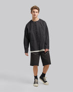 Faux-Collar Shirt - Black, M image