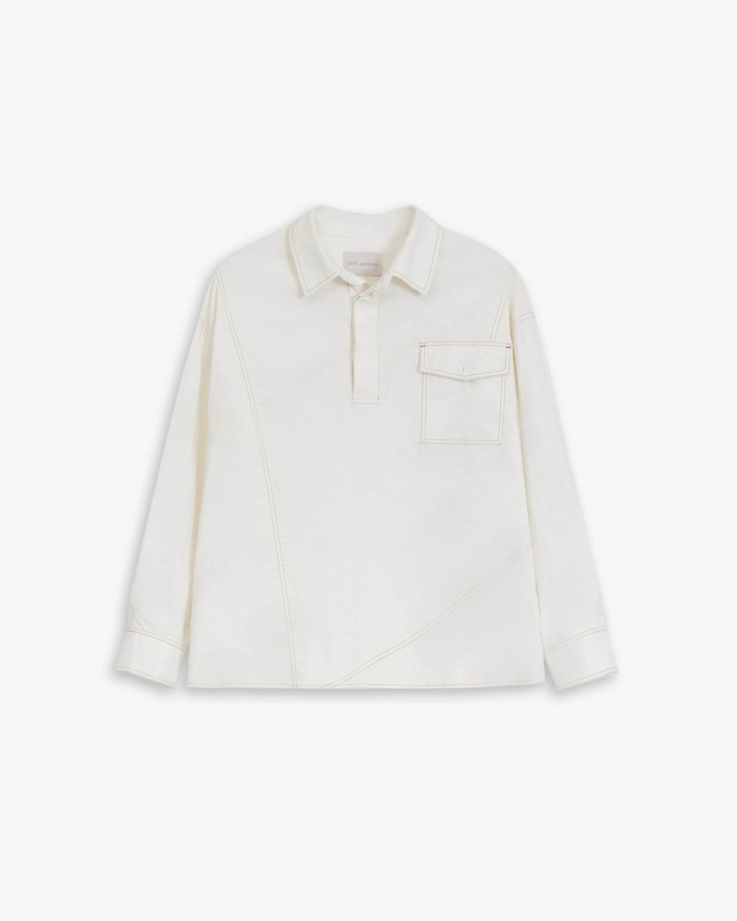 Exposed Seam Polo-Shirt image 0