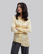 1 × 100% Silk Shirt in Lemon image 1