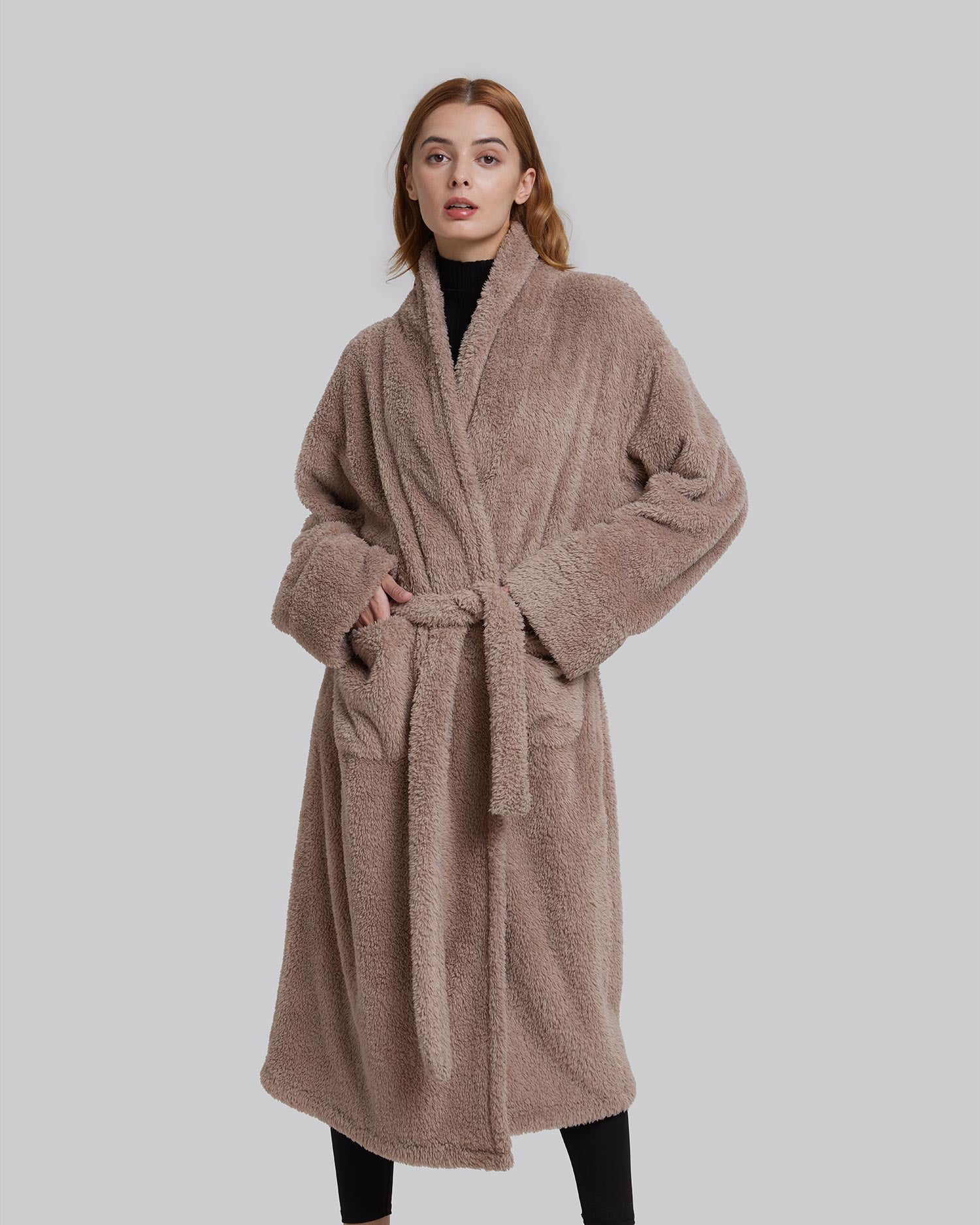 Fuzzy Knitted Robe image 1