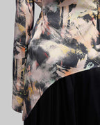 1 × 100% Silk Shirt with Prints image 4