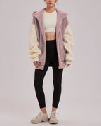 Hooded Terry Contrast Jacket - Martini Splice, S image
