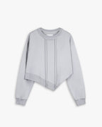 Grey Sweatshirt with Features image 0
