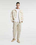 Classic Denim Cotton Jacket - Provincial White, M image