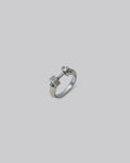 1 X Silver Shackle Ring image 1