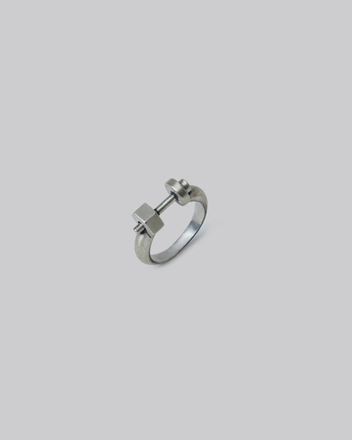 1 X Silver Shackle Ring image 1