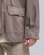Multi-Pocket Suede-Like Jacket image 5