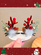 Special Christmas moose headdress - Cherry, OS image
