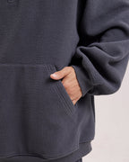 Plain Half-Zip Fleece Sweatshirt image 5