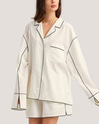 Classic Buttoned Pocket Front PJ Top image 0