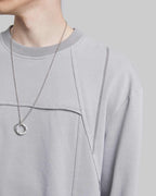 Geometric Seam Crewneck Sweatshirt image 5