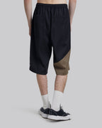 Two-Tone Draping Shorts image 4