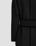 Belted Trimmed Wool-Cashmere Coat image 4