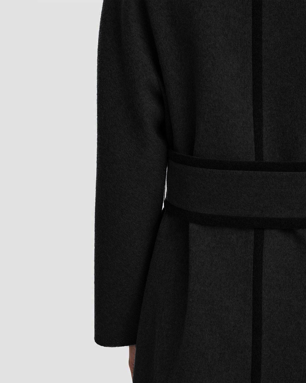 Belted Trimmed Wool-Cashmere Coat image 4