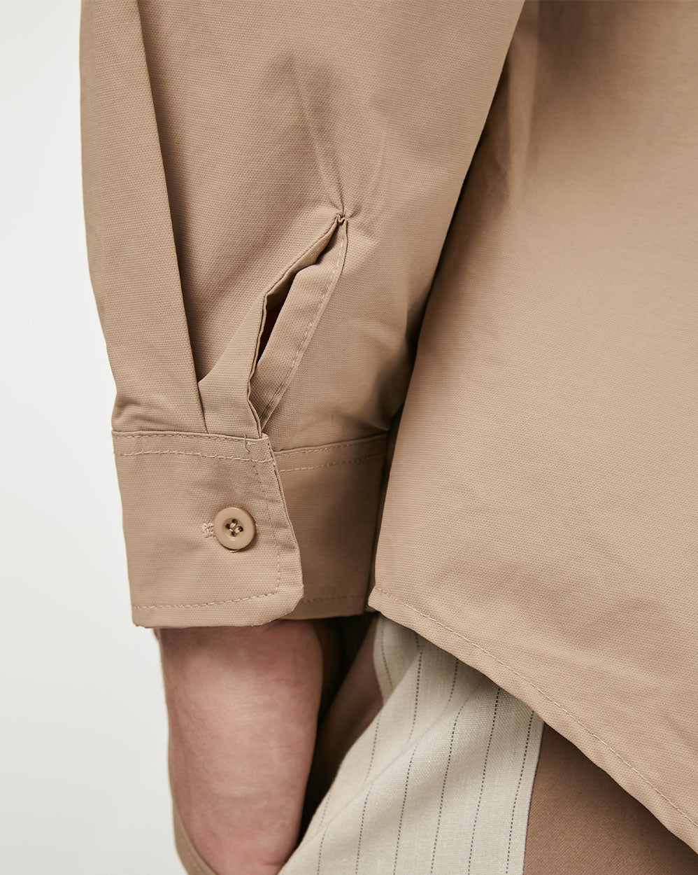 Classic Pure Cotton Workwear Long-Sleeve Shirt image 6