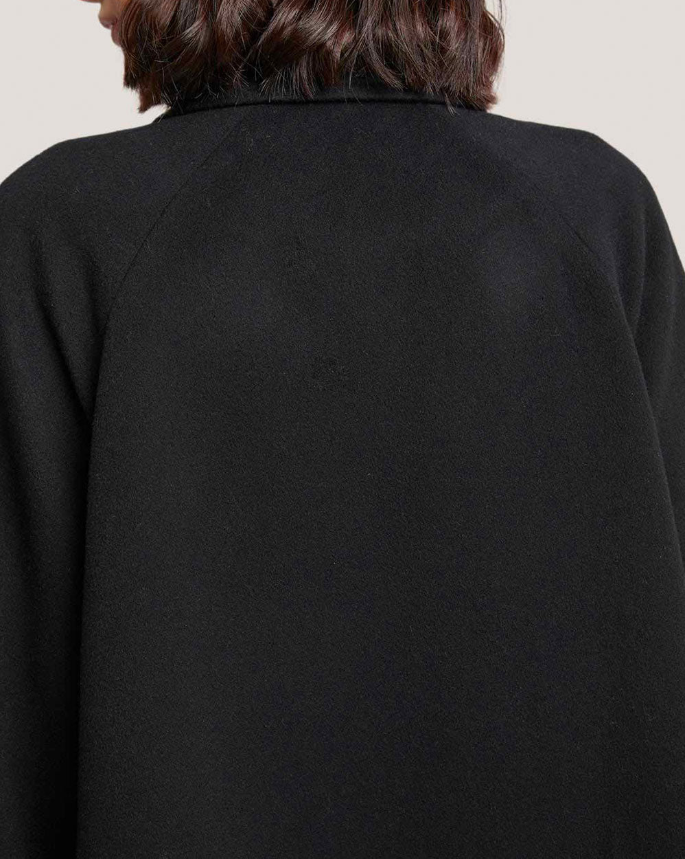 Pointed Collar Wool-Cashmere Long Coat image 5