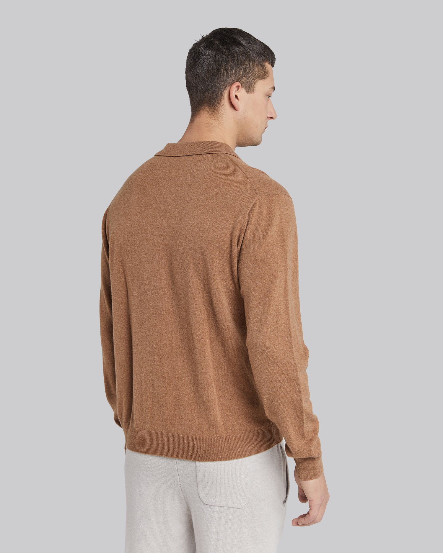 100% Cashmere Polo Sweater image 4