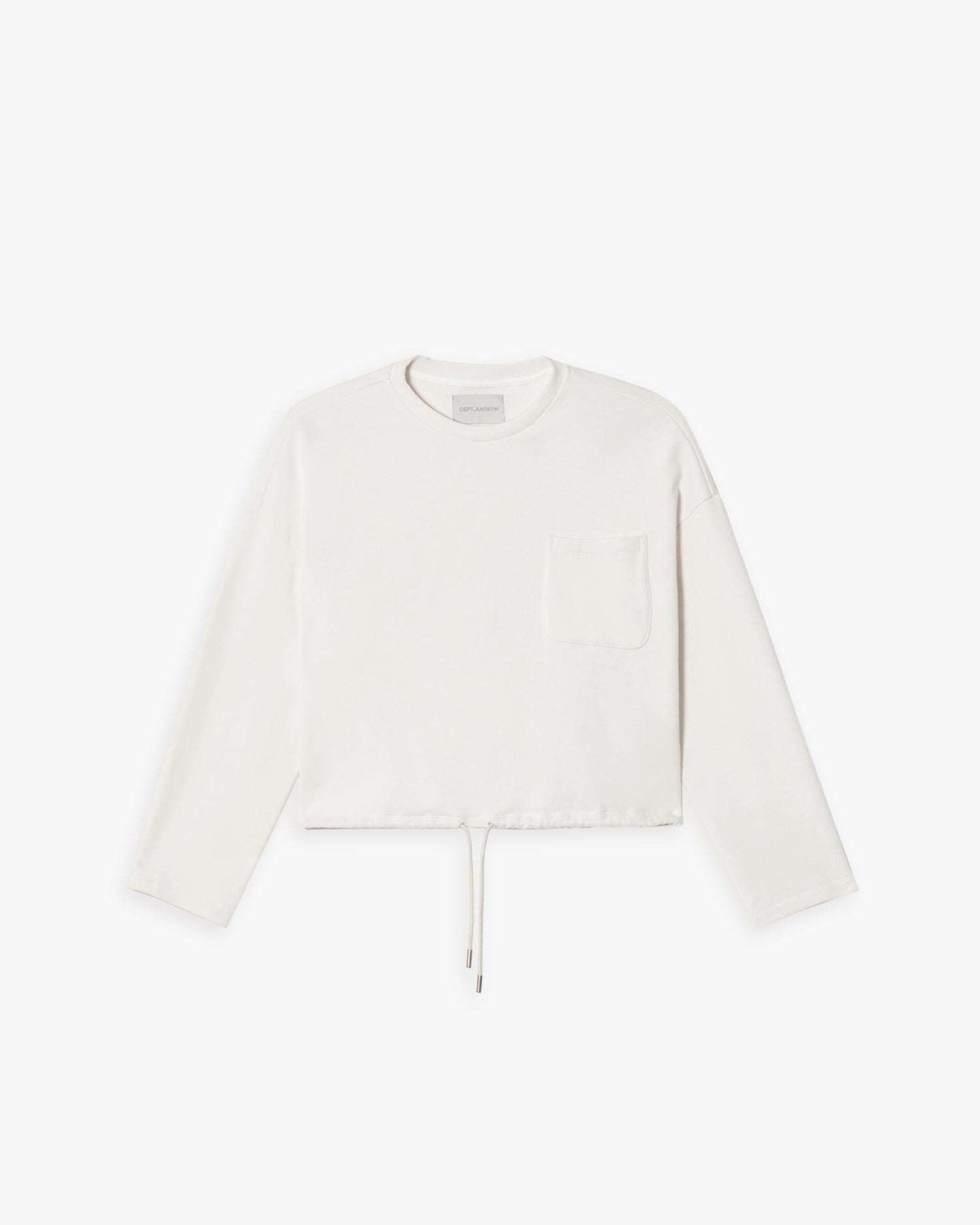 Cinchable Plain Sweatshirt image 0