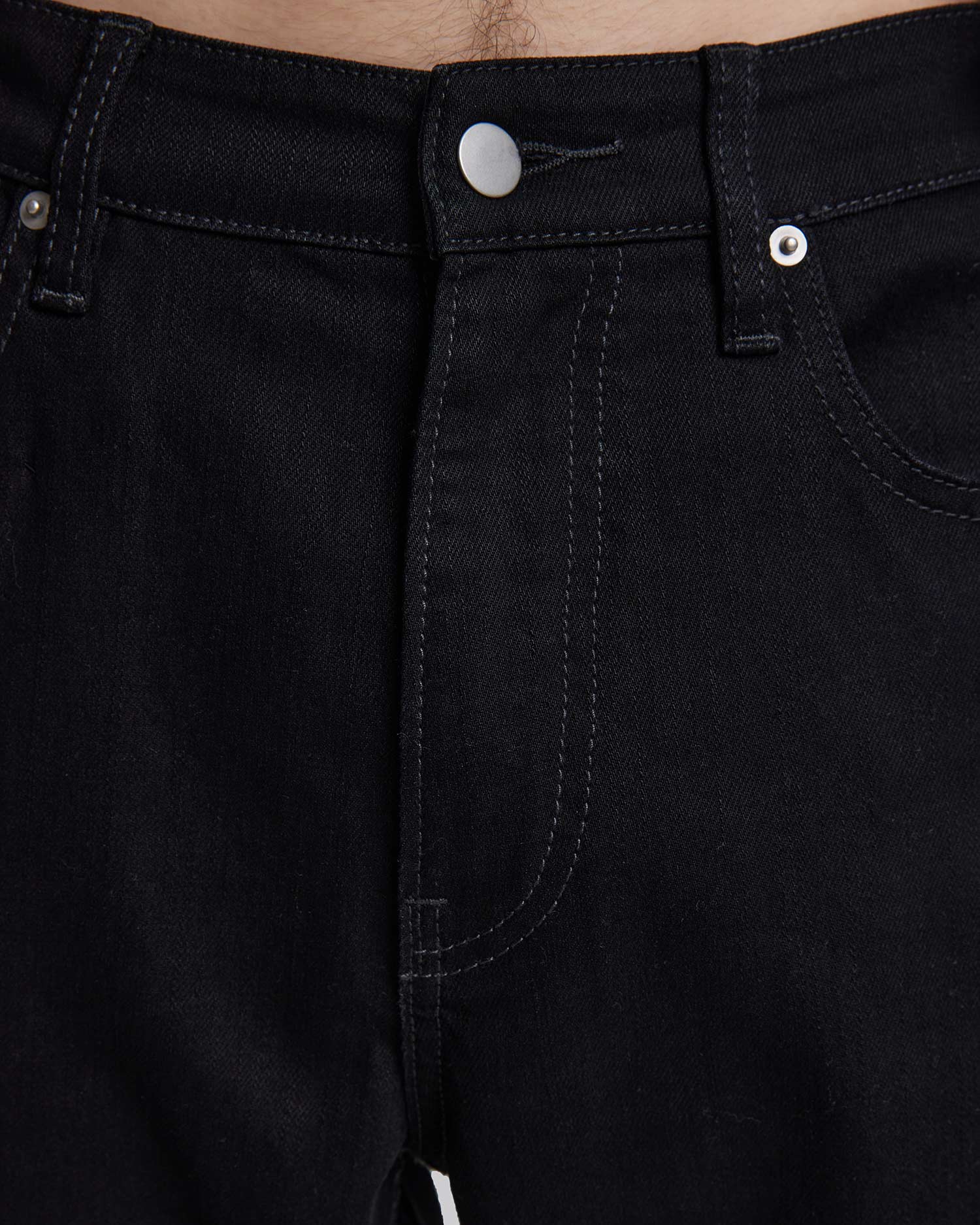 Black Slim-Fit Jeans image 3