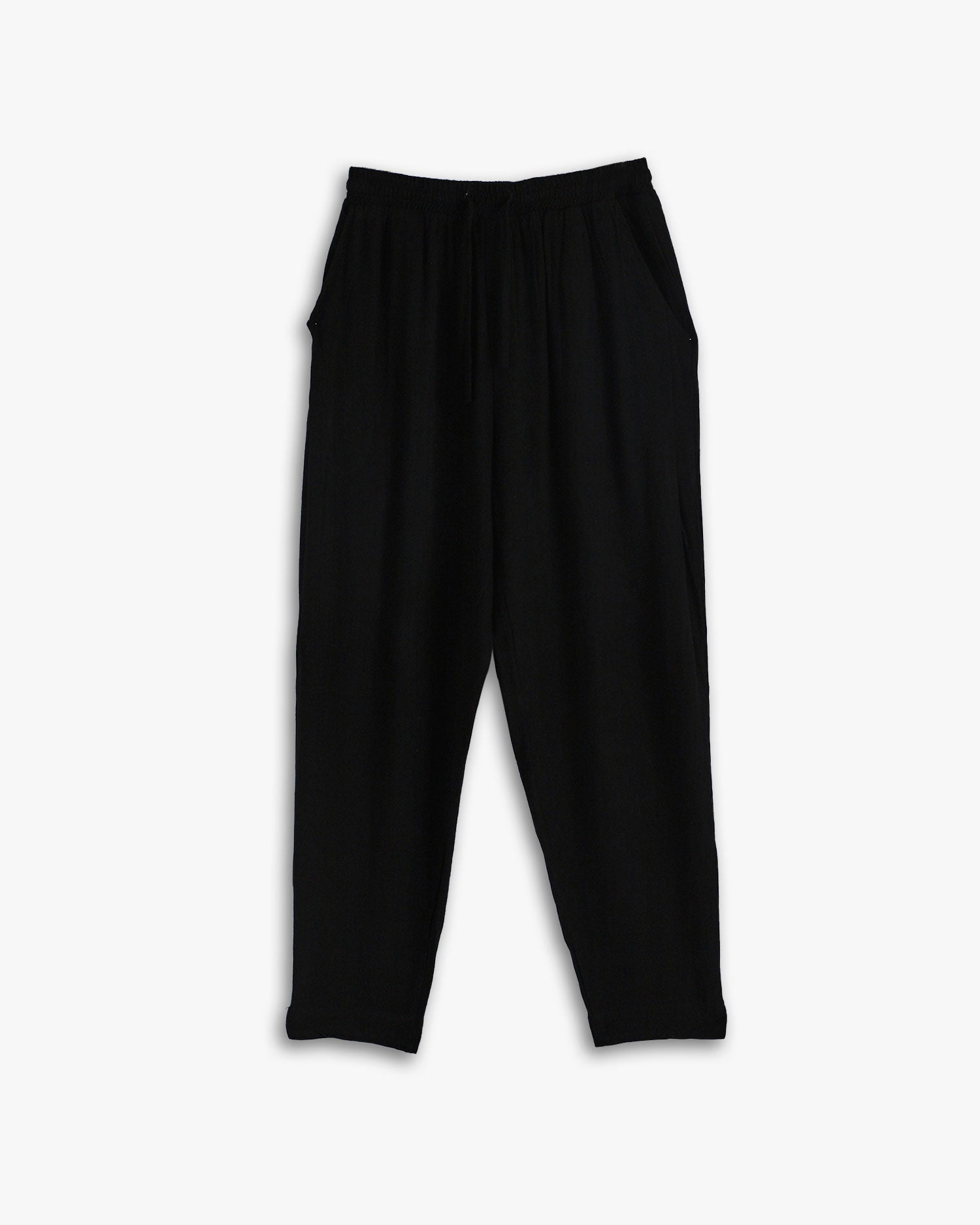 Light Elastic Waist Tapered Pants image 0