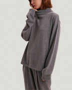 100% Merino Wool Turtleneck Casual Top image 2