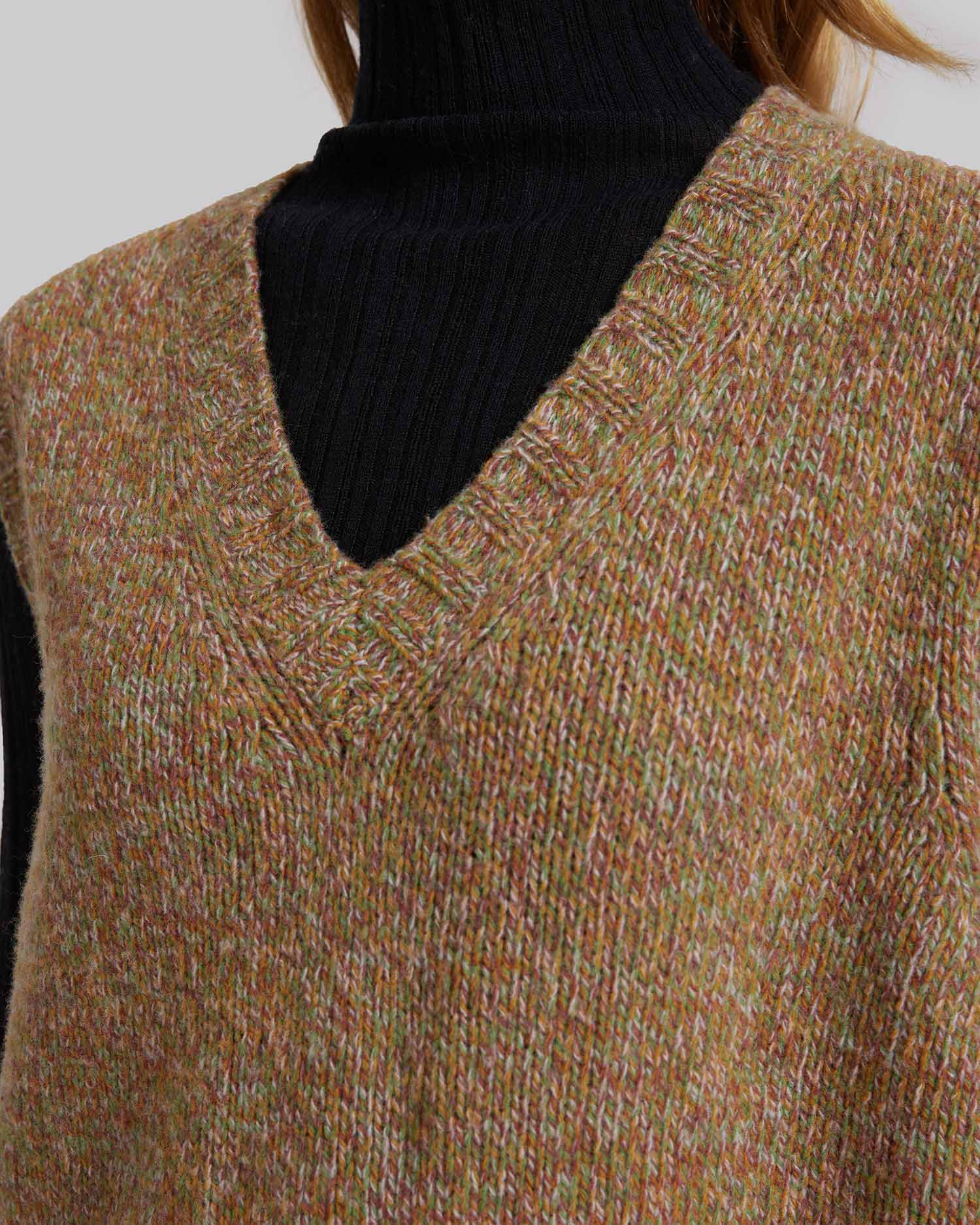 Pure Wool V-Neck Vest image 5