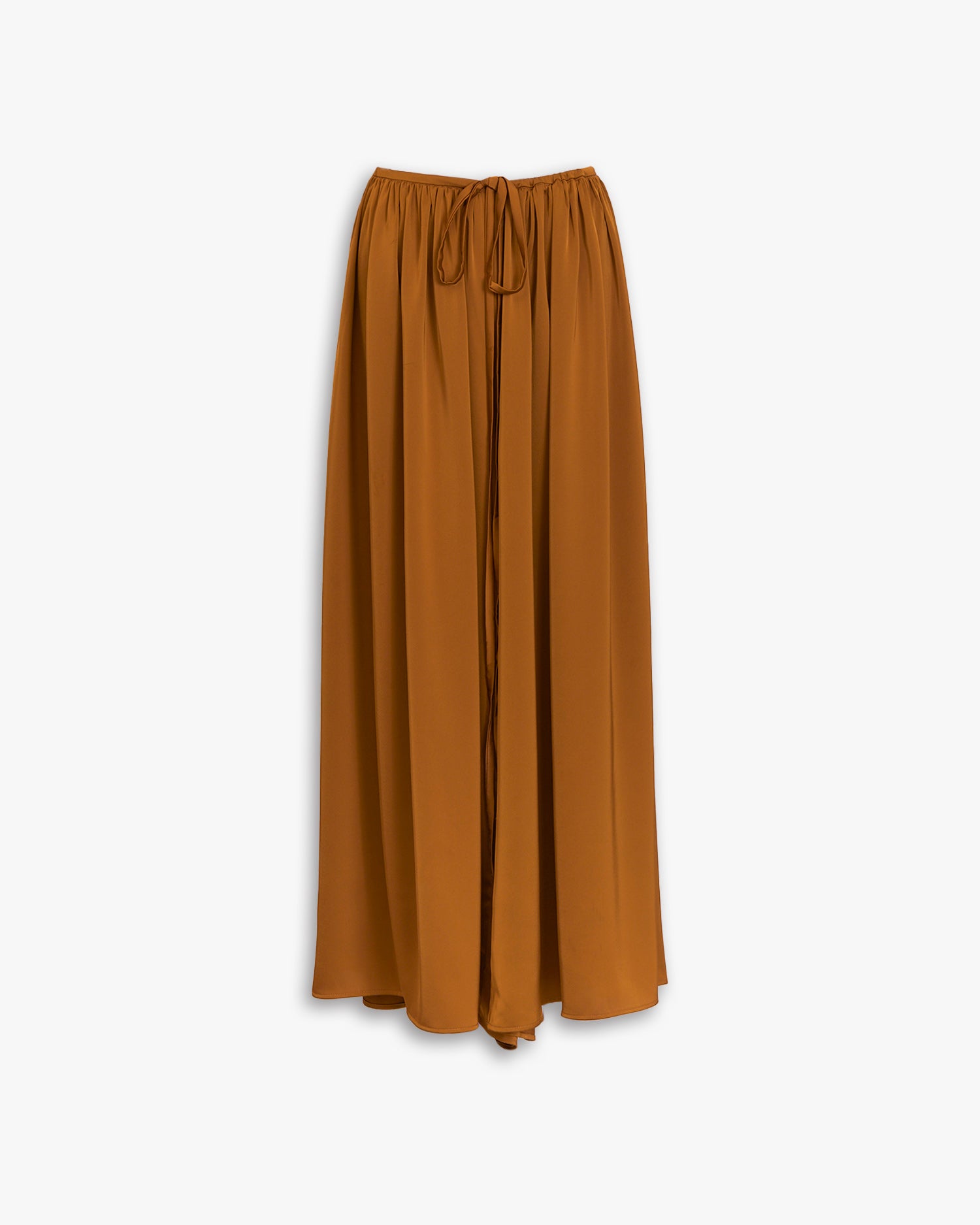 1 x Silky Smooth Wide-Leg Pants - Syrup, OS image