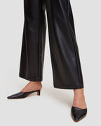 PU Leather Straight Pants image 3