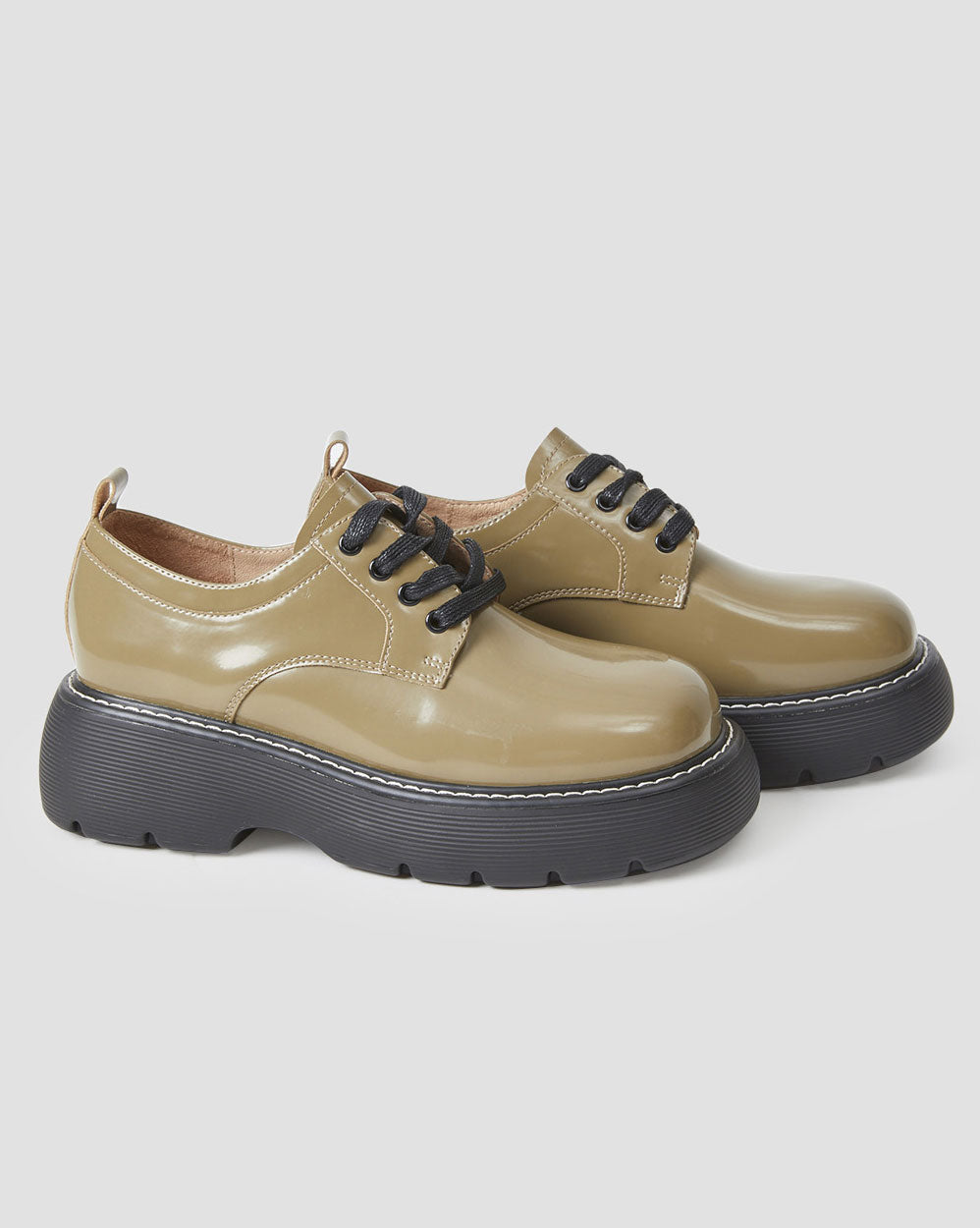 Oxford Platform Leather Loafers image 0