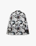 Silk Brushstroke-Print Shirt image 0