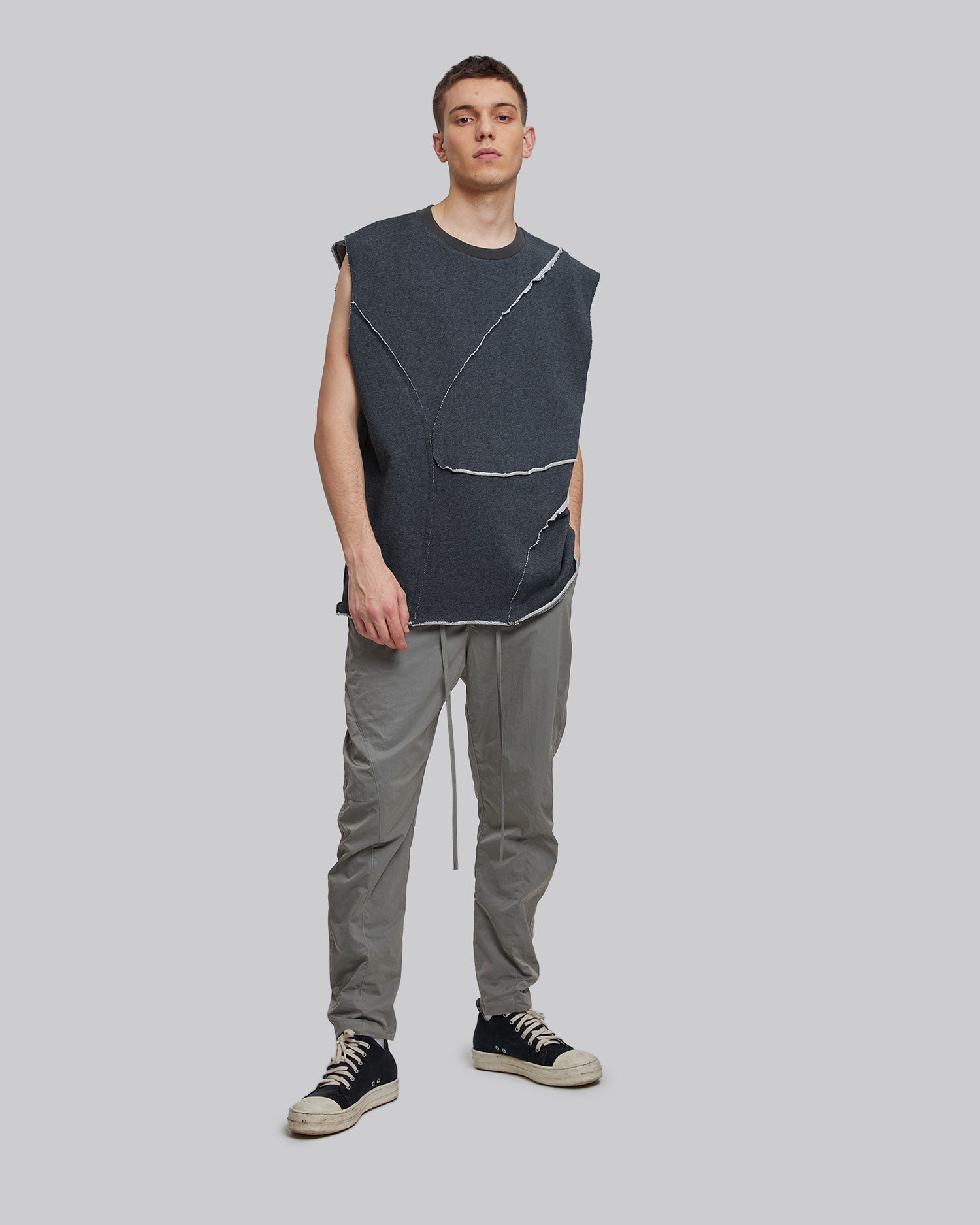 Army Tapered Pants - Grey, S image