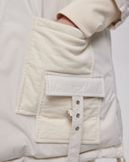 Layered Pocket High Collar Puffer Jacket image 5