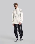 Half-Zip High Neck Sweatshirt - Beige, L image