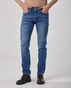Men's Slim-fit Stretch Jeans - Blue, S image