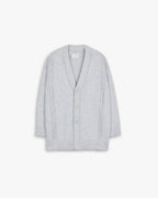 Wool & Cashmere Cardigan in Light Grey image 0