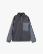 Paneled Fleece Sweatshirt image 0