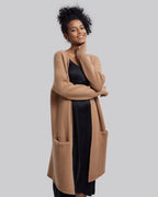 Woolen Wrap-Coat in Pumpkin image 1