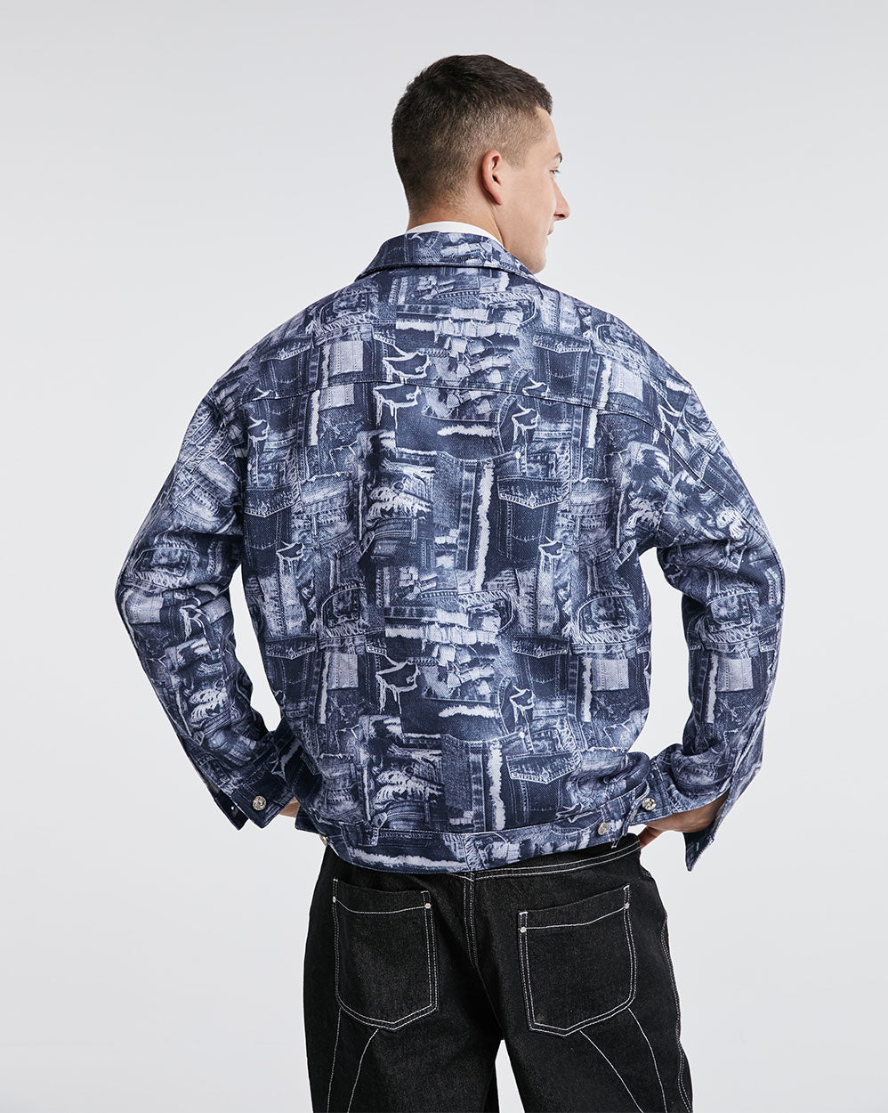 Stylish Printed Denim Jacket image 4