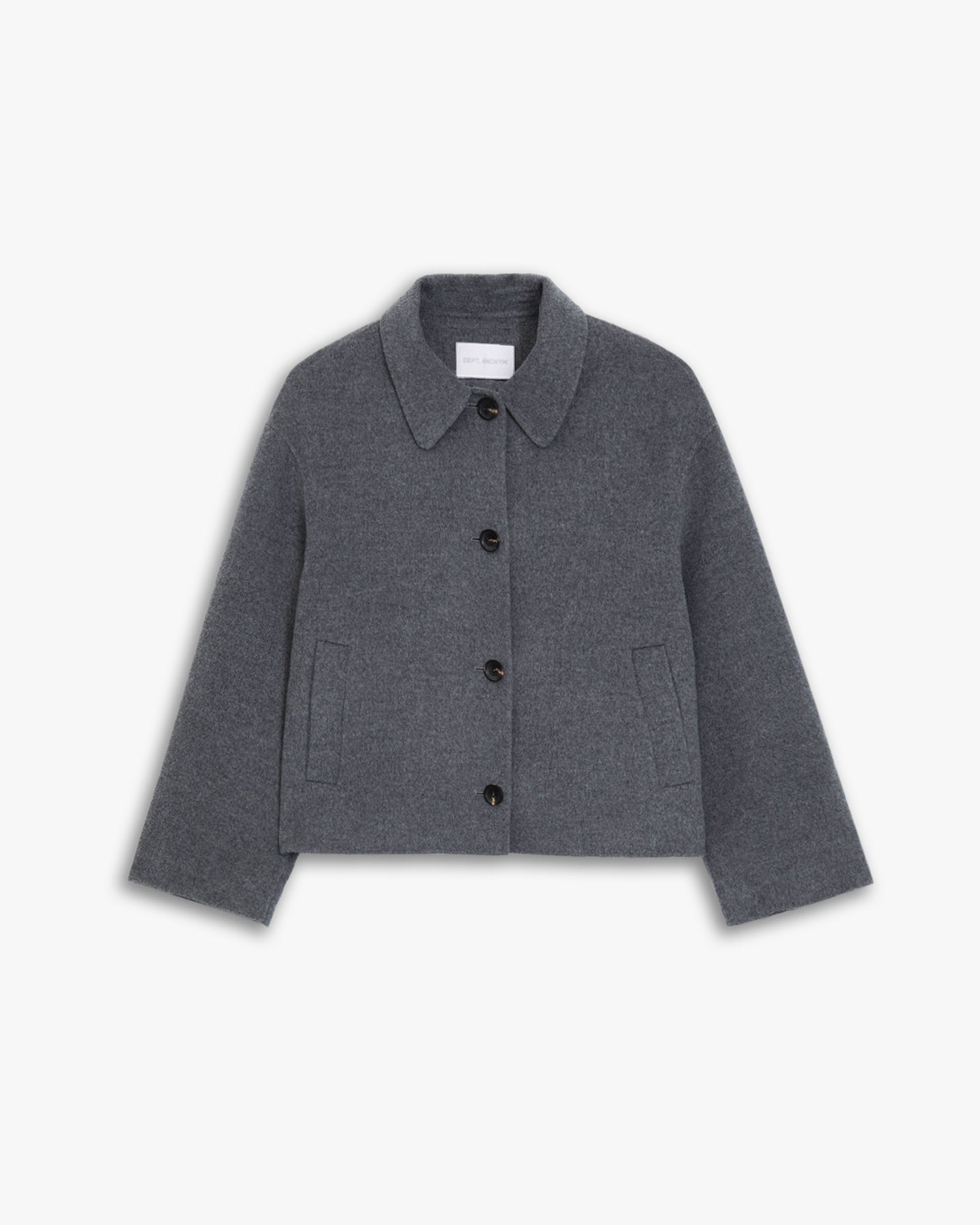 Pure Wool Cut-Off Coat image 0