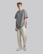 Patch Pocket Cotton T-Shirt - Grey, L image