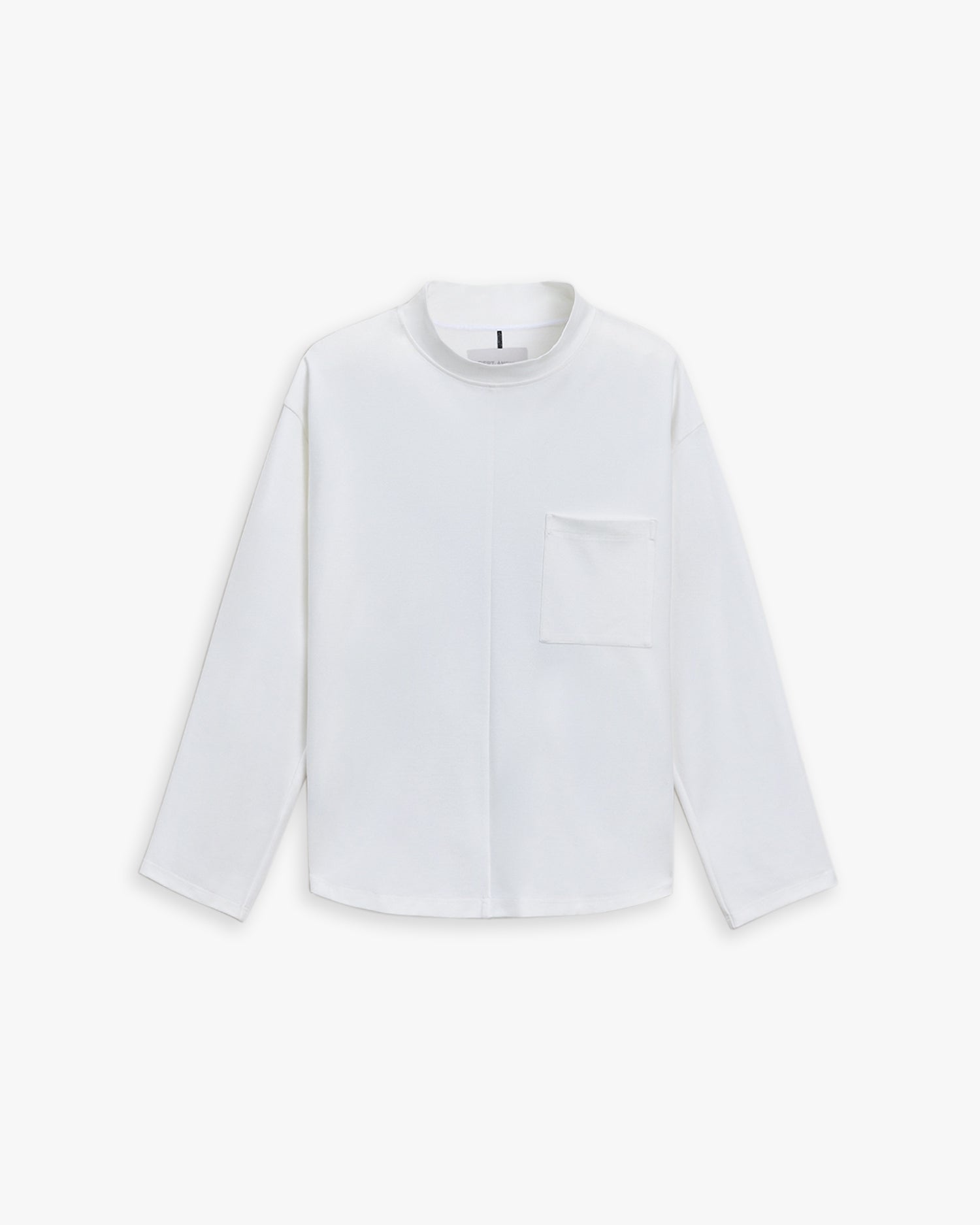 Paneled Turtleneck Tee image 0