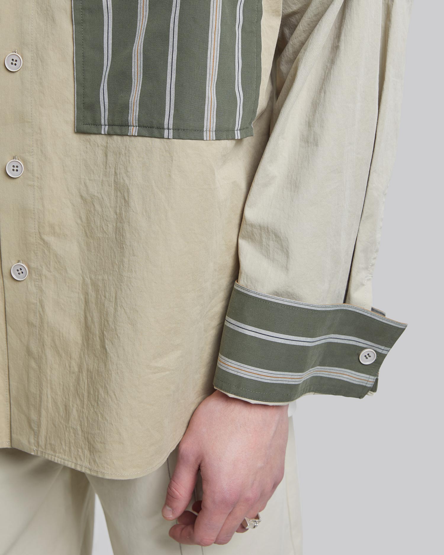Patchwork Outer-Shirt image 4