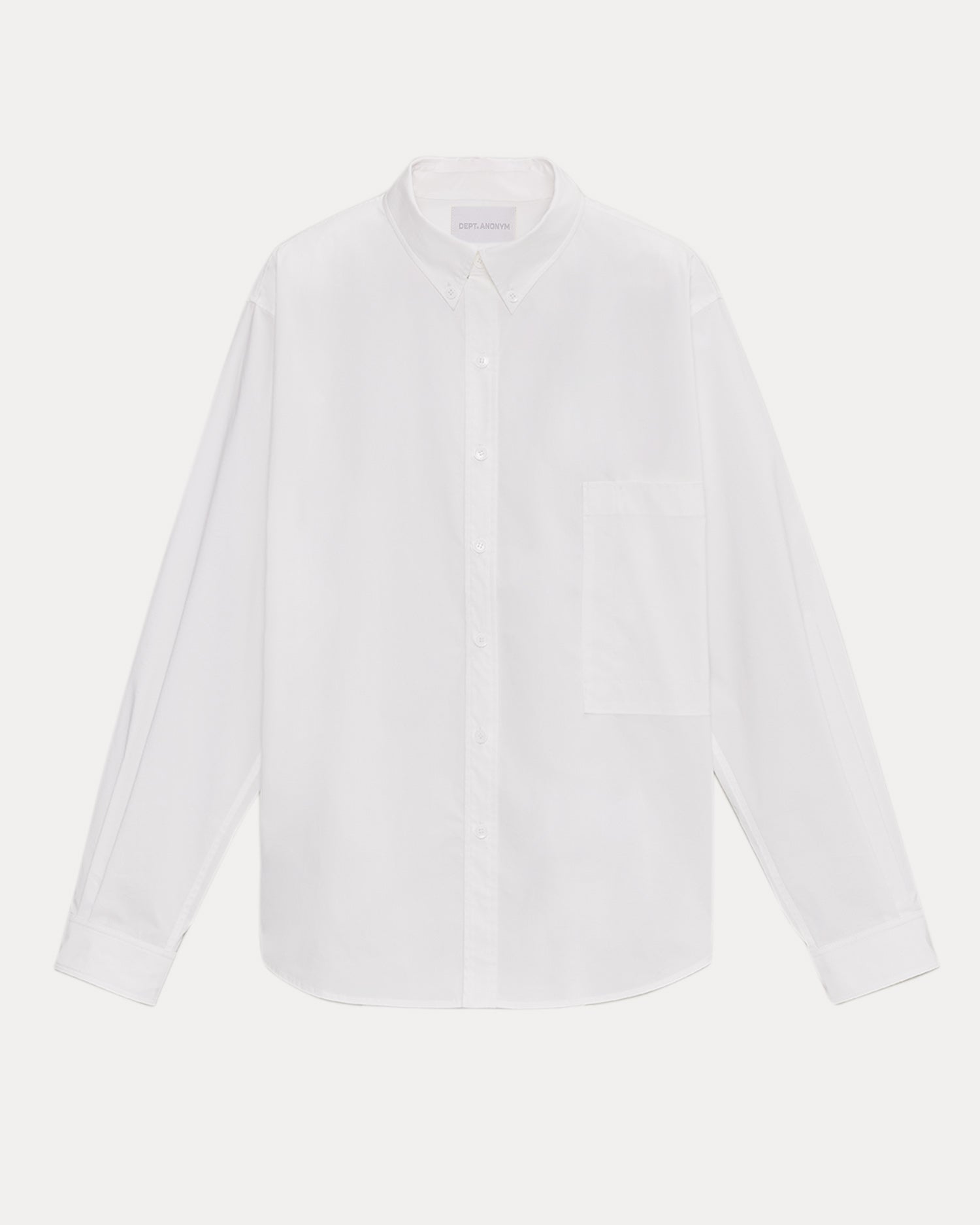 1 × Plain Comfy Shirt - White, M image