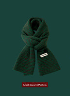 Winter Retro Warm Christmas Plaid Scarf - Greenland, OS image