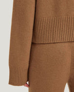 Cashmere Cropped Turtleneck Sweater image 6