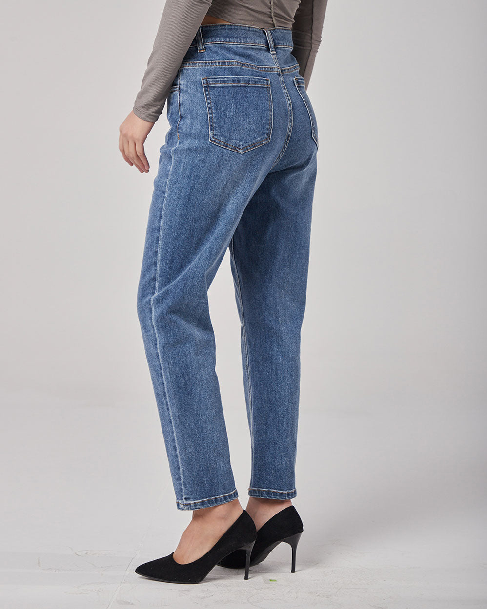 High-Rise Straight Jeans image 2
