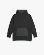 Buttoned High-Neck Hoodie - Ash, L image