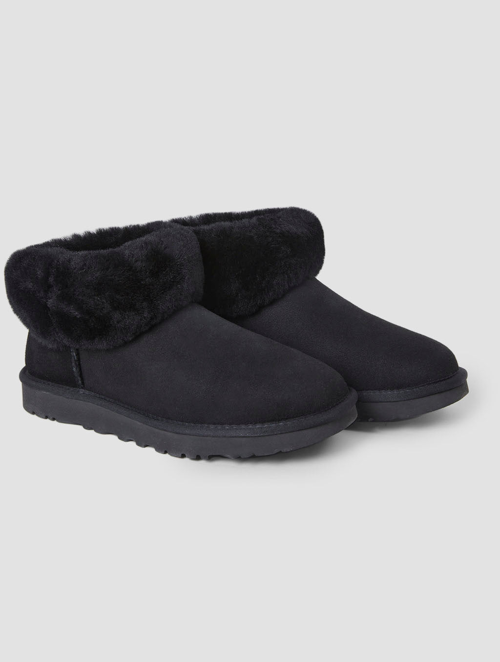 Furry Snow Boots - Black, 4 image